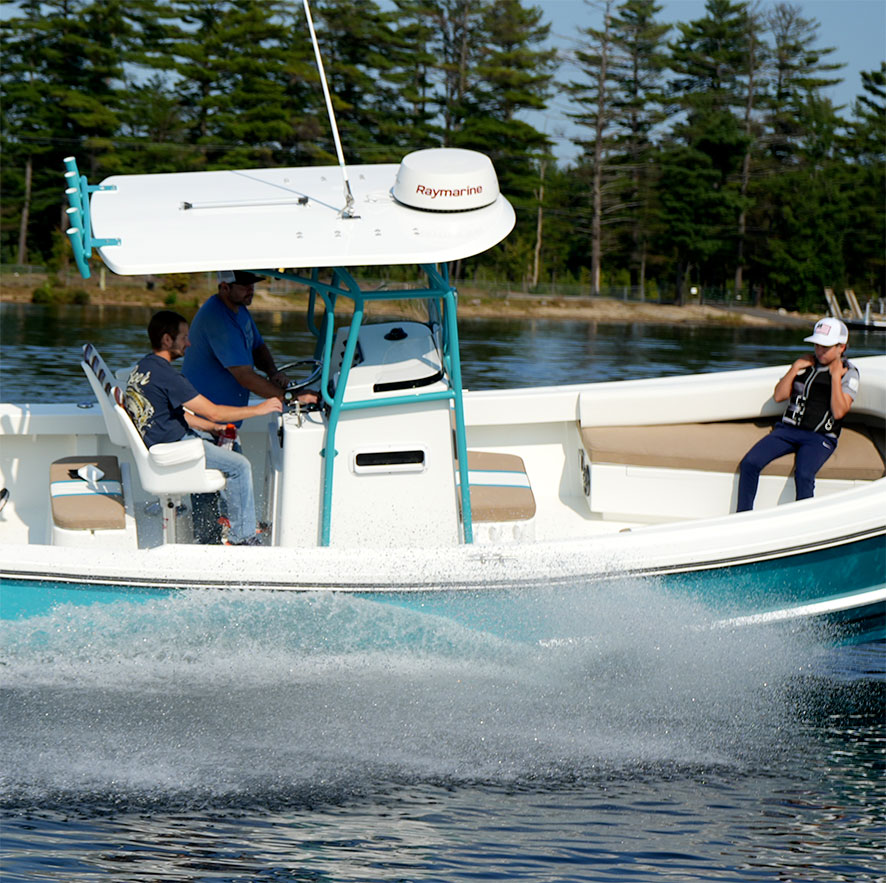 Downeast style boat