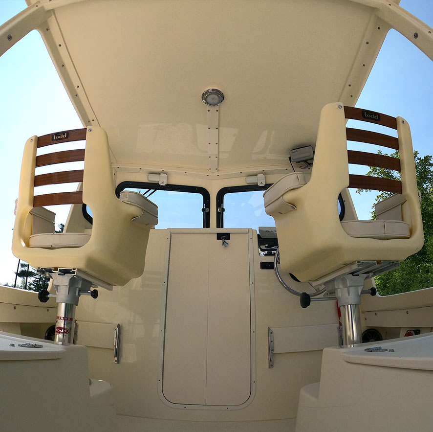 Downeast boat interior