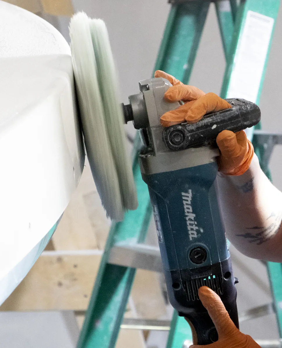 boat polishing/buffing